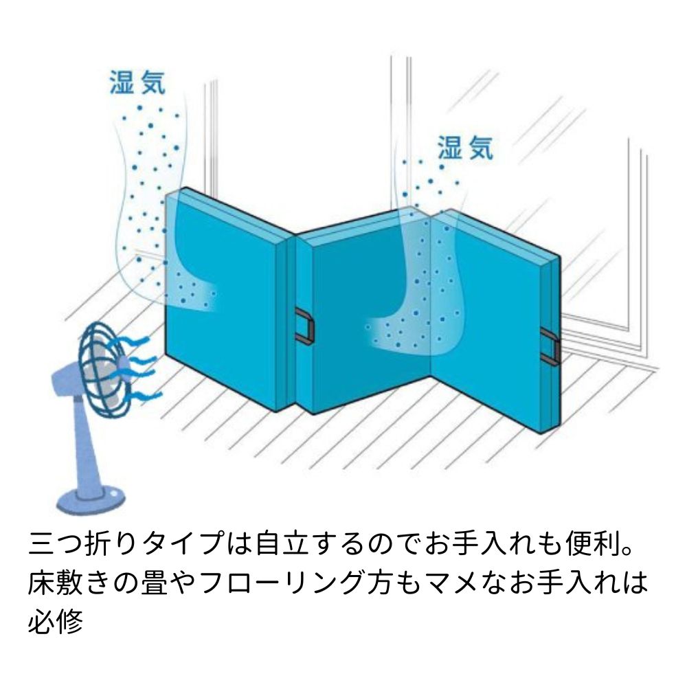 マニフレックス 三つ折りマットレス セミダブル 腰痛 高反発 折りたたみ メッシュウィング ミッドブルー イタリア製 | magniflex | 14