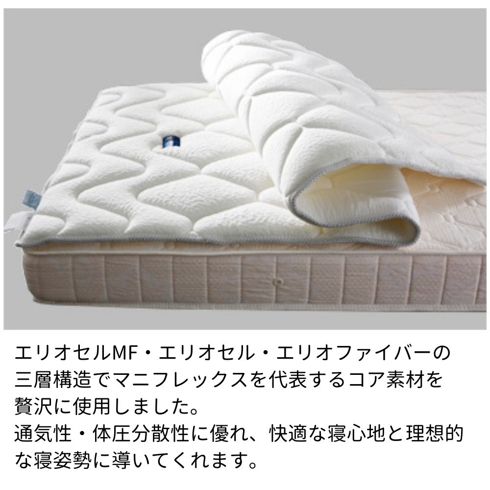 郵送買取 新品5台以上送料無料キャンペーン中！！  magniflex マニフレックス エルゴトッパー ダブル マットレス マットレス