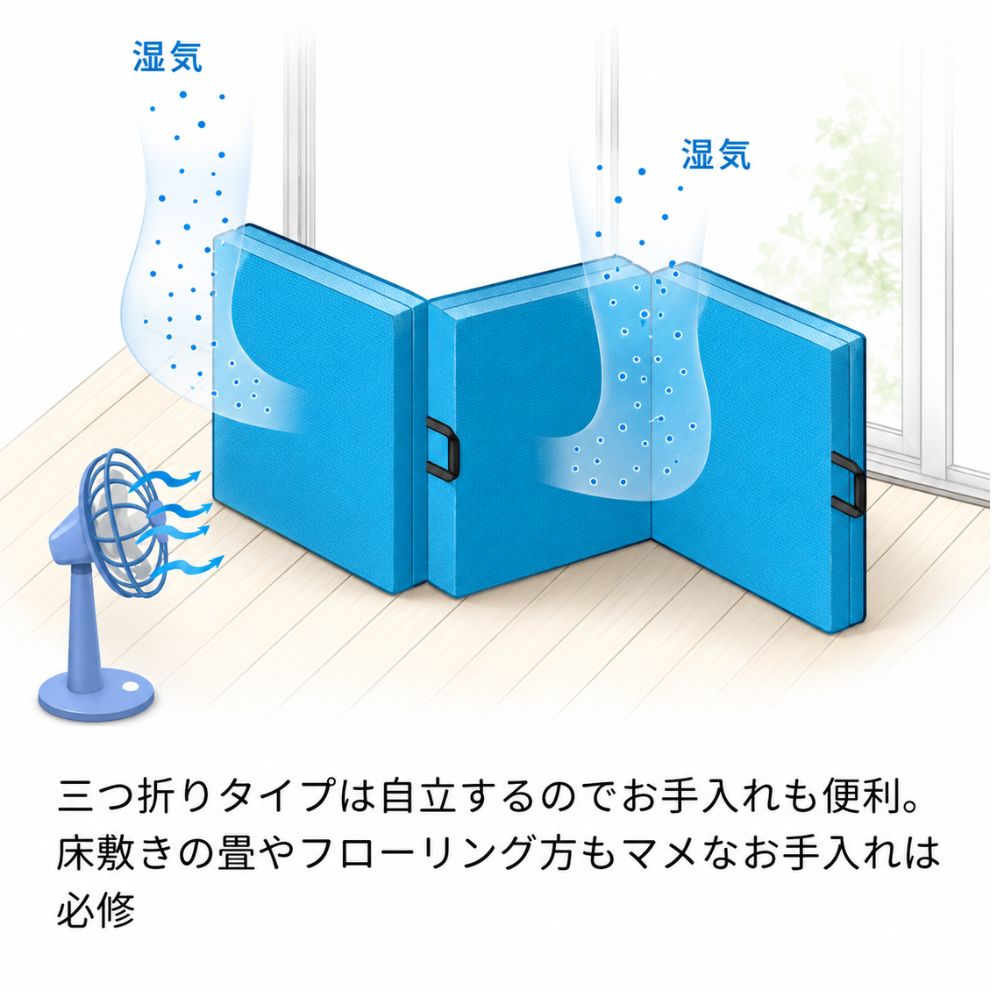 magniflex（マニフレックス） 三つ折り マットレス シングル メッシュ