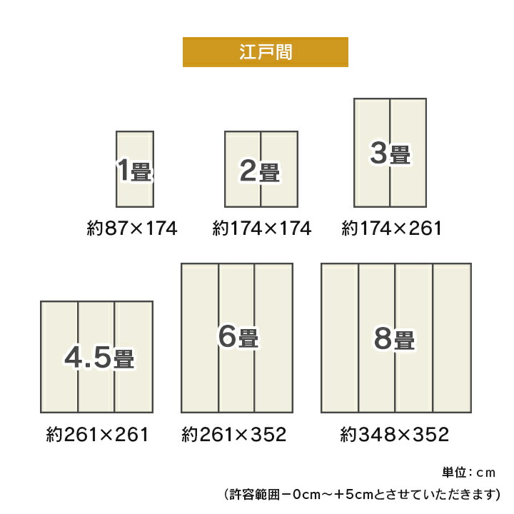 上敷き い草カーペット 市松模様 和室 約261×352cm 江戸間6畳 【メーカー直送商品】☆_11