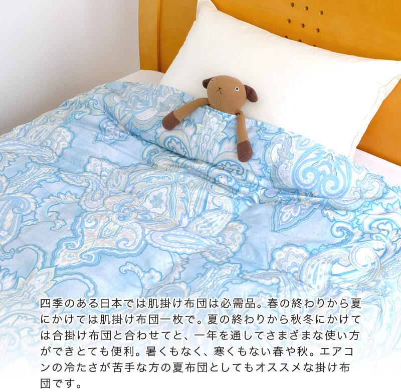 ダウンケット 羽毛肌布団 西川