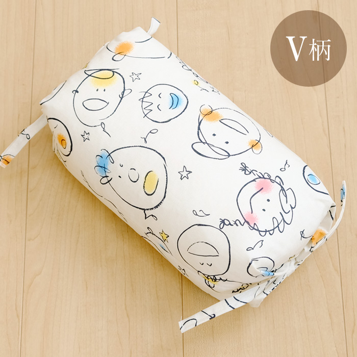 正座クッション プチピロー 日本製-V柄