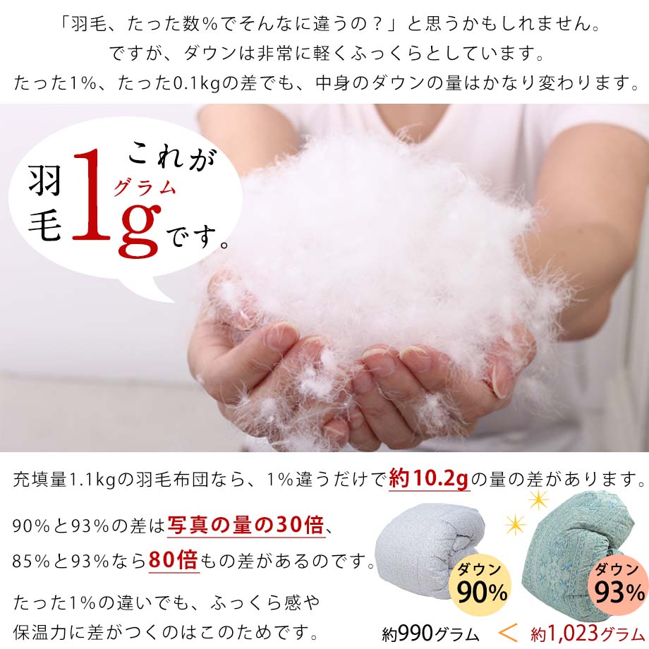 西川 羽毛布団 シングル ホワイト グース ダウン 90％ ハウス