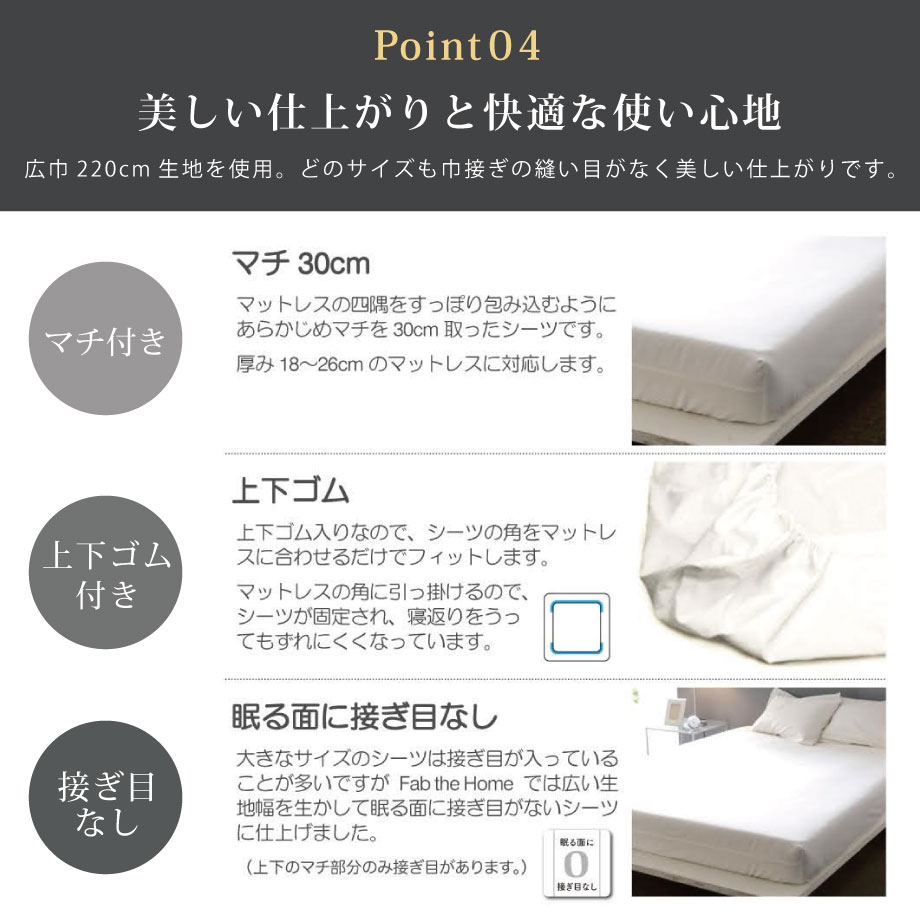 じぶんまくら ベッドシーツ シングル 綿100％ ファインコットン