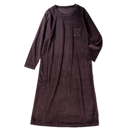 ロングワンピース レディース 長袖 M Lサイズ 綿ベロア 椿オイル 秋冬 あったか パジャマ リラックス Amaca Home アマカ ルームウェア じぶんまくら Sanyo 07 Sy 76 ふとんタナカじぶんまくらグループ 通販 Yahoo ショッピング