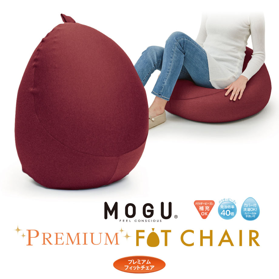 MOGU プレミアム フィットチェア 本体＋カバー付き Fit Chair