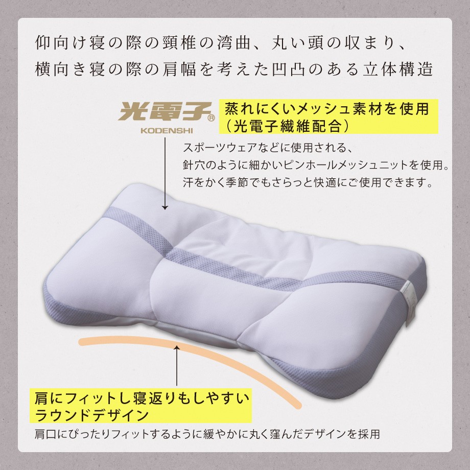 枕 肩こり まくら 首こり ストレスフリーピロー 光電子 リピュア ギフト プレゼント ラッピング