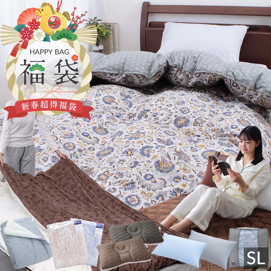 【新品未使用】羽毛掛け布団 春 秋用 西川（nishikawa） 2026 福袋 羽毛布団 シングル 日本製 洗える ゴア 9