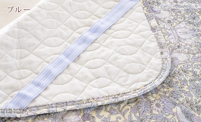 ロマンス小杉 敷きパッド セミダブル 夏 麻100％ 詰め物 綿100％ 敷き