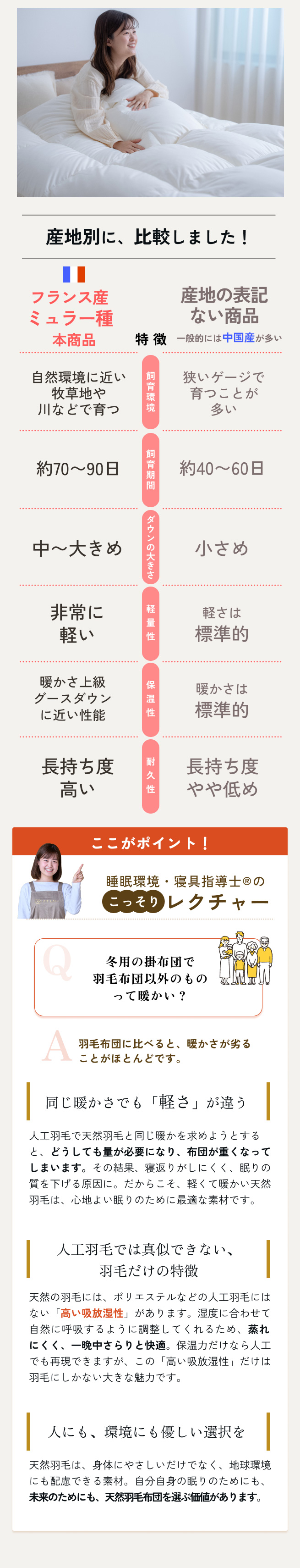 西川（nishikawa） 羽毛布団 シングル 大増量1.3kg フランス産ホワイト