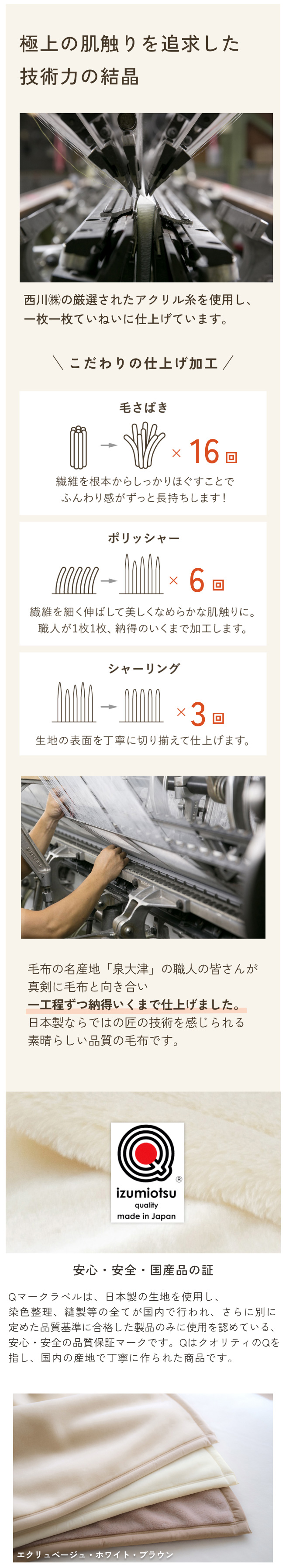西川（nishikawa） 毛布 ダブル 2枚合わせ 東京西川 西川産業