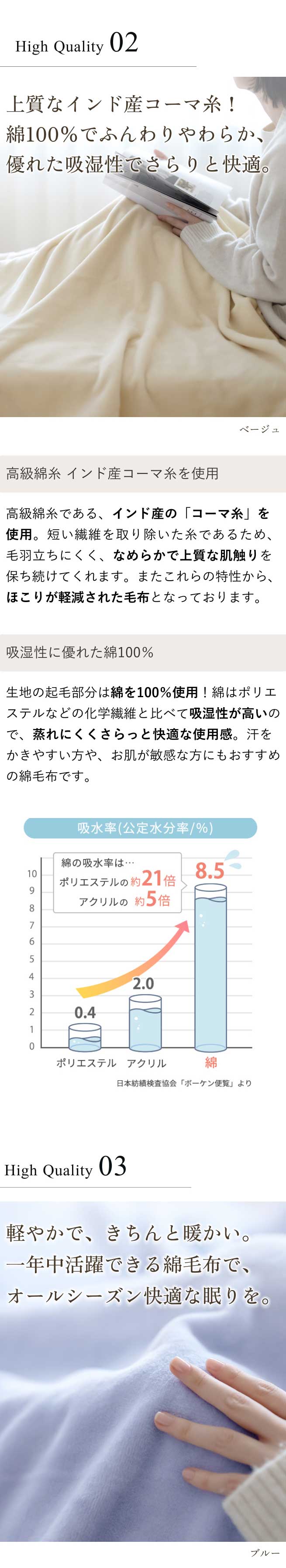西川 毛布 シングル オーガニックコットン 綿毛布 日本製 泉大津 西川 毛布 シングル オーガニックコットン 綿毛布 日本製 泉大津