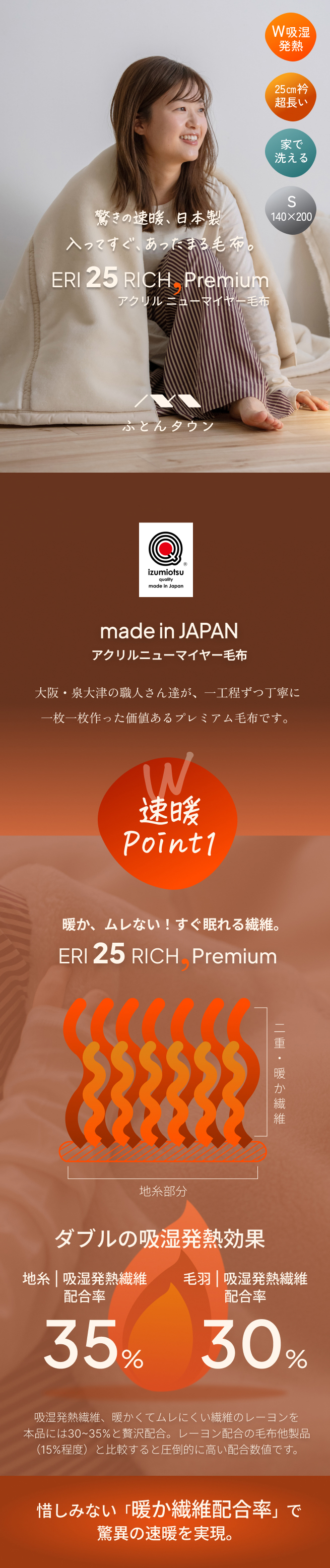 毛布 アクリル毛布 ニューマイヤー毛布 シングル 厚手 秋 冬 日本製