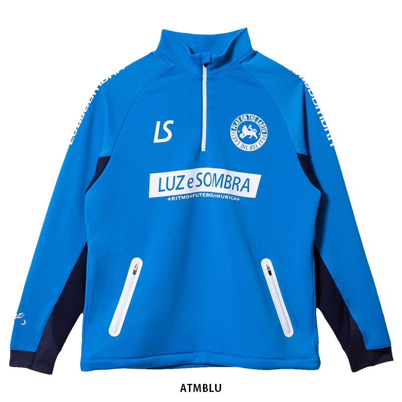 ルースイソンブラ/LUZeSOMBRA スウェットトップス/P100 STRETCH SWEAT HALF ZIP TOP（F2011112）｜futsalshop-sal｜03