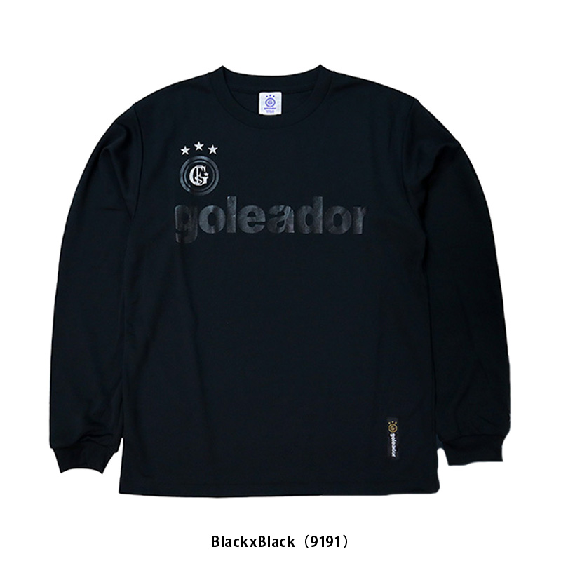 goleador 長袖ウェア 黒 ゴールドロゴ 150 楽天市場】長袖Tシャツ メンズ ブランド ゴレアドール ドライ 速