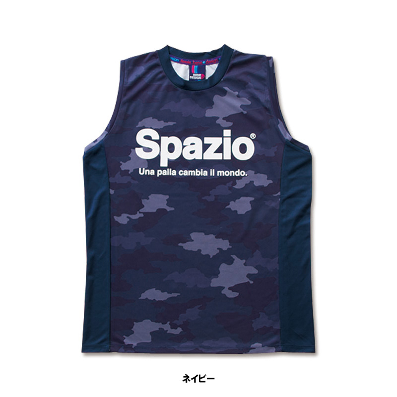 Spazio/スパッツィオ camuffamento no sleeve shirt/ジュニアノース...