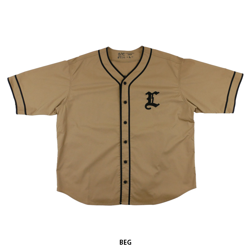 ルースイソンブラ/LUZ e SOMBRA 半袖シャツ/GIONO ONE BASEBALL SHIRT（O1221303）