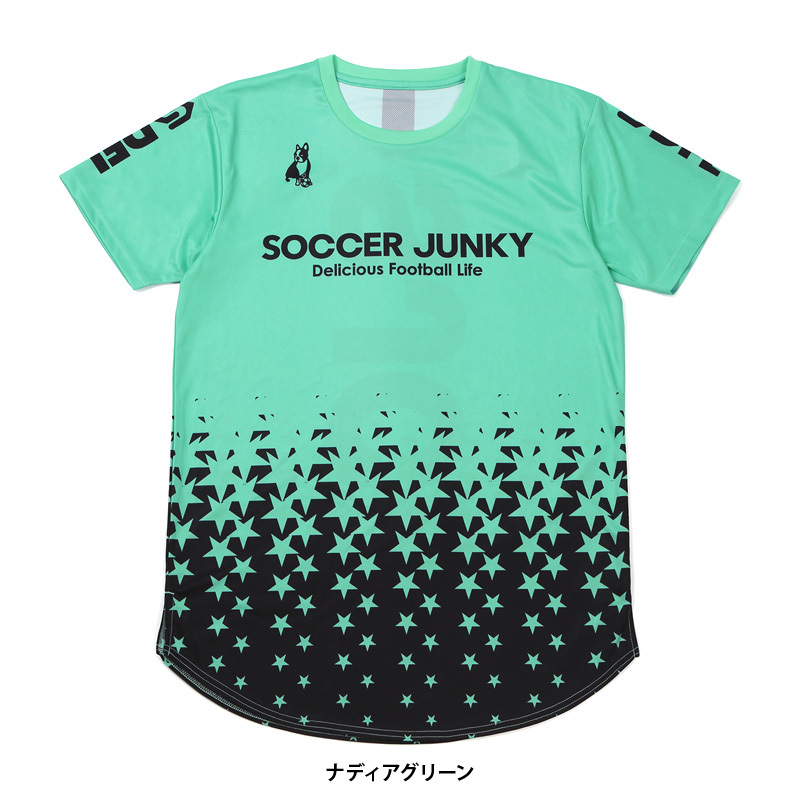 サッカージャンキー/soccer junky ロング丈半袖プラクティスシャツ/爆 