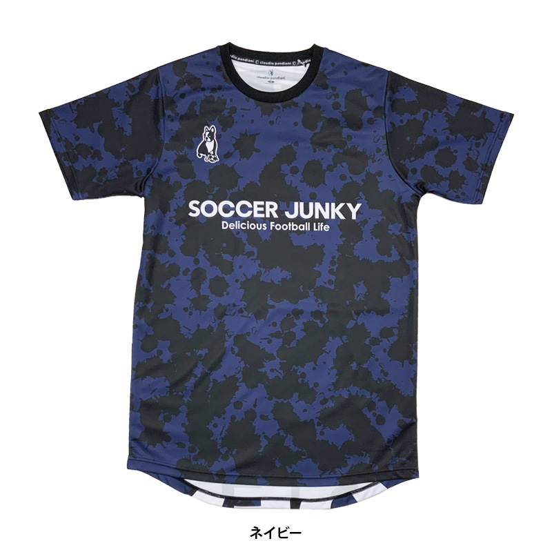 紺黒セット送料込新品未使用完売稀少サッカージャンキーシャツ SoccerJunky(サッカージャンキー) プラシャツ「フットサル