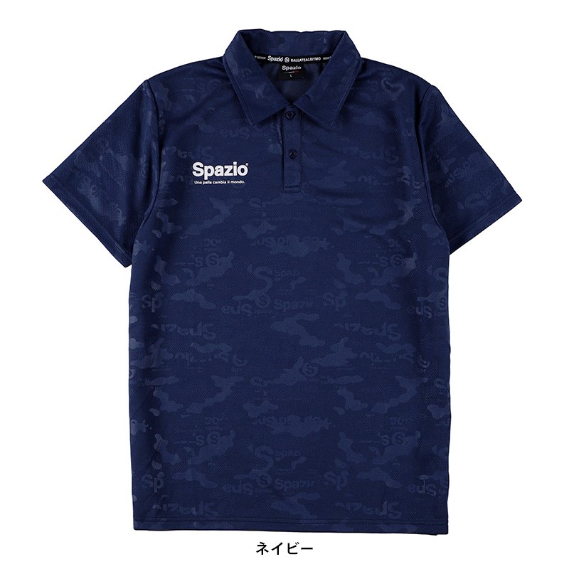 スパッツィオ/Spazio 迷彩鹿の子ポロシャツ（TP-0553）｜futsalshop-sal｜03