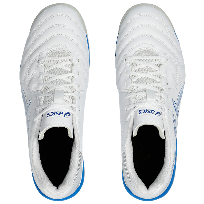 asics_アシックス フットサルシューズ CALCETTO WD 9 TF WHITE_ELECTRIC BLUE 1113A038｜futsalshoproda｜06