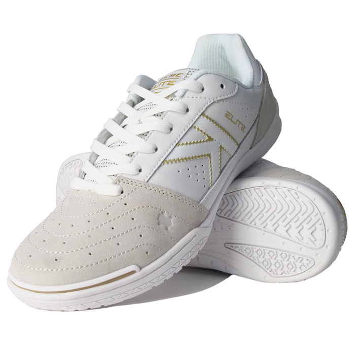 KELME_ケルメ フットサルシューズ ELITE WHT_GLD 55904 : RODA