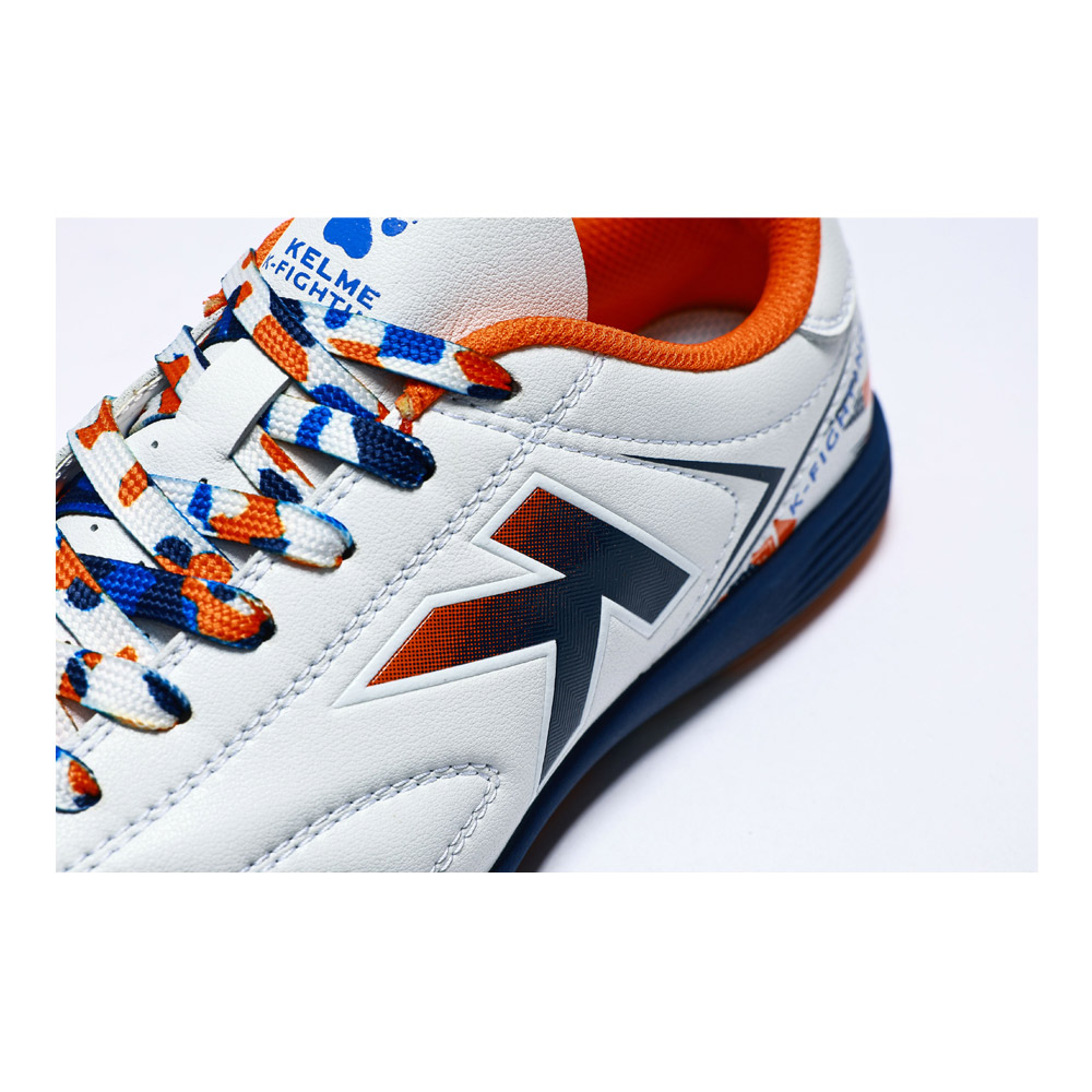 KELME_ケルメ フットサルシューズ K-FIGHTING(IN) WHT/BLUの画像