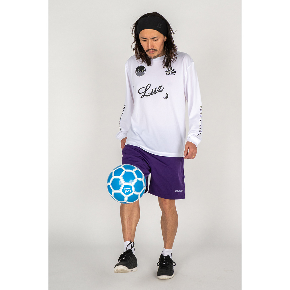 ルースイソンブラ　プラシャツ　XL パープル　大阪限定 LUZeSOMBRA/ルースイソンブラ ジュニア プラシャツ Jr FUTEBOL