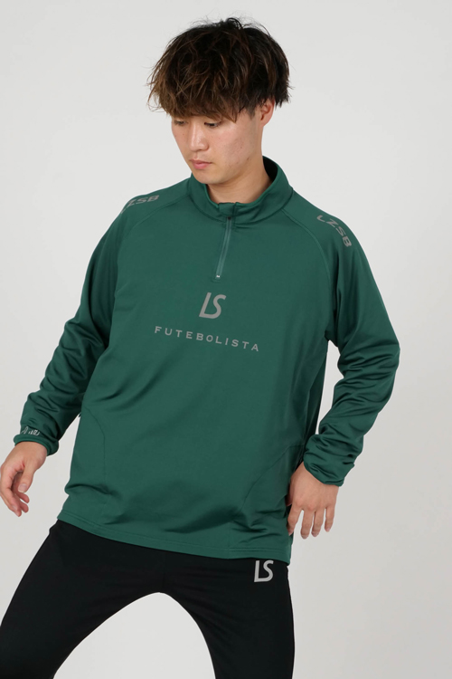 LUZeSOMBRA_ルースイソンブ ジャージ LS 2WAY HALF ZIP TOP