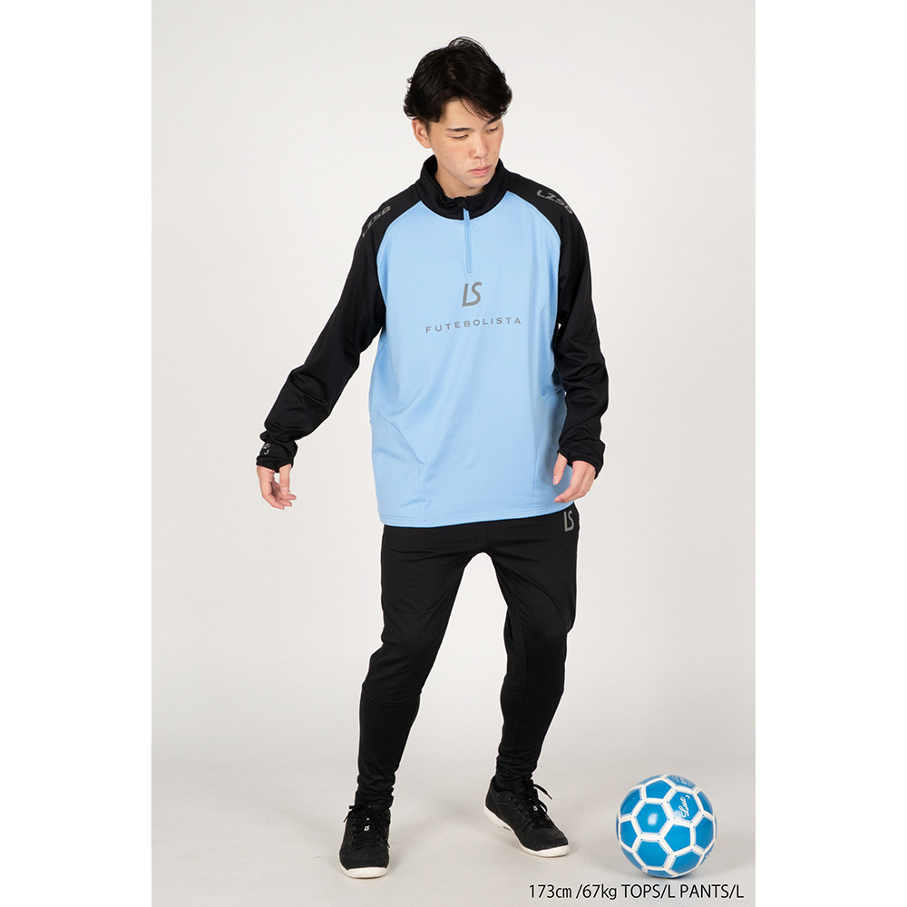 (割引セール 40%OFF)LUZeSOMBRA_ルースイソンブラ ジャージ 裏起毛トップス LS 2WAY HALF ZIP TOP 関連画像4