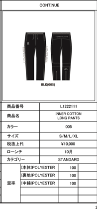 ルースイソンブラ（LUZ e SOMBRA） LUZeSOMBRA_ルースイソンブラ 中綿