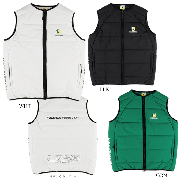 （割引セール 20％OFF）LUZeSOMBRA_ルースイソンブラ 中綿ベスト アウター FV INNER COTTON VEST L1232250｜futsalshoproda