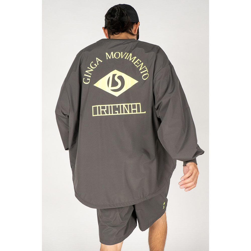 ルースイソンブラ　ノーカラータフタジャケット M ルースイソンブラ LUZeSOMBRA_ルースイソンブラ タフタ