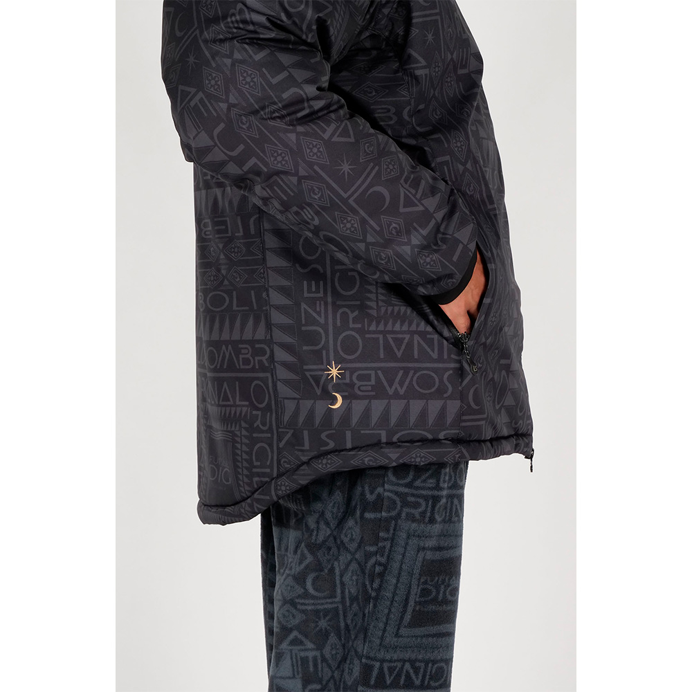 m___1219 ルースイソンブラベンチコート サッカーフットサルブラック ルースイソンブラ Jr BENCH COAT ジュニア 子供用 サッカー