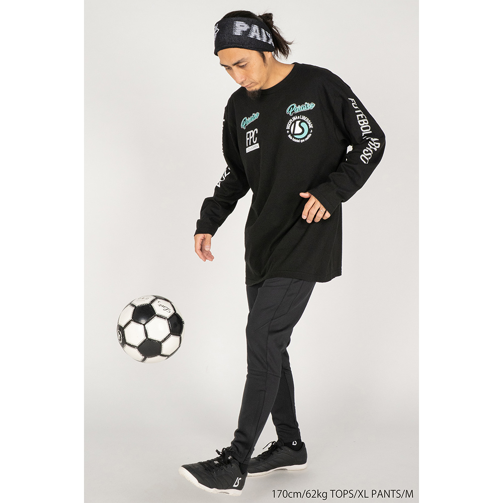 ルースイソンブラ（LUZ e SOMBRA） ロングTシャツ FUTEBOL PARAISO