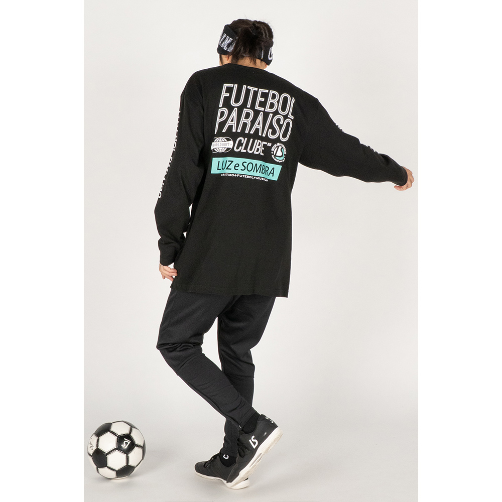 ルースイソンブラ（LUZ e SOMBRA） ロングTシャツ FUTEBOL PARAISO