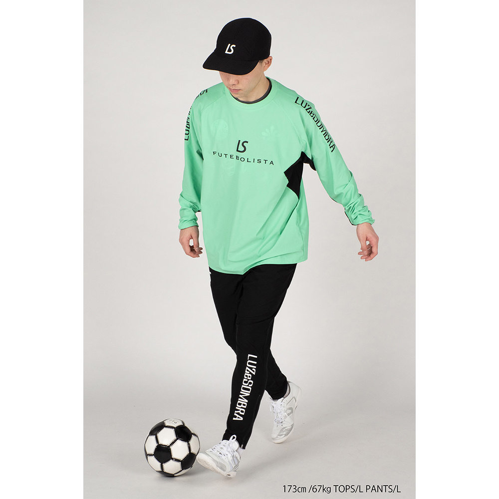 LUZeSOMBRA/ルースイソンブラ ジャージトップ LS LOGO DRY L/S CREW TOP_3