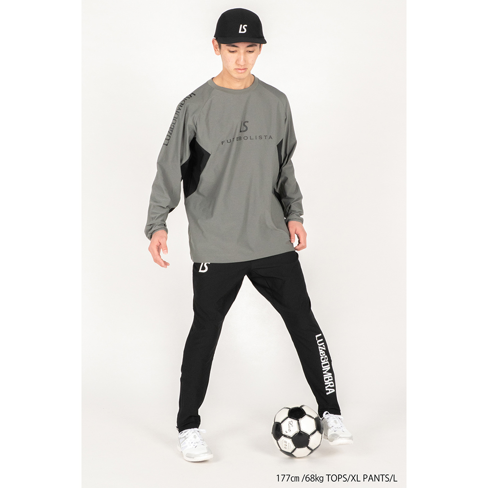 LUZeSOMBRA/ルースイソンブラ ジャージトップ LS LOGO DRY L/S CREW TOP_11