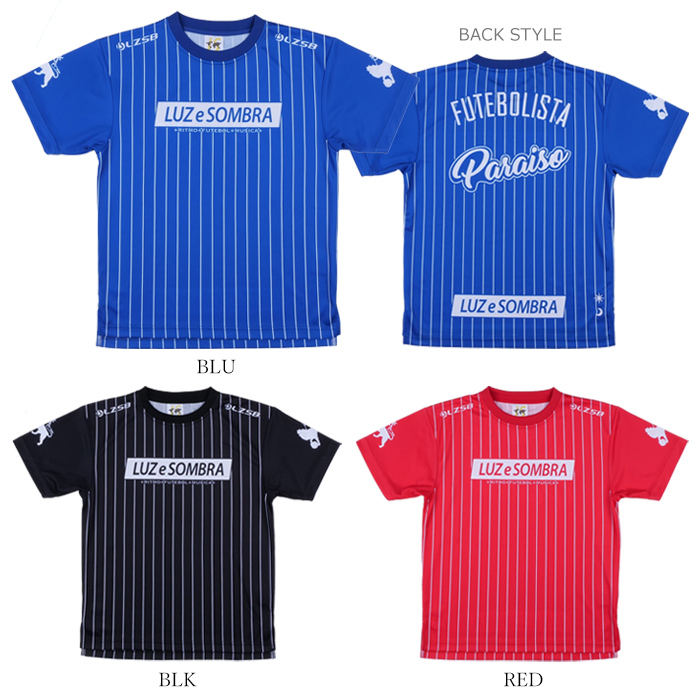 （割引セール 20％OFF）LUZeSOMBRA_ルースイソンブラ ジュニア プラシャツ Jr STRIPE PRA-SHIRT L2231012｜futsalshoproda