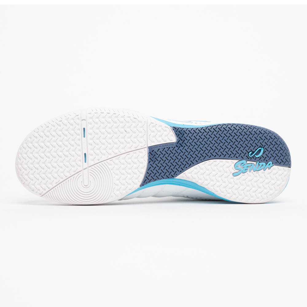 SENDA/センダ フットサルシューズ USHUAIA PRO 2.0 WHITE/LGTBLU