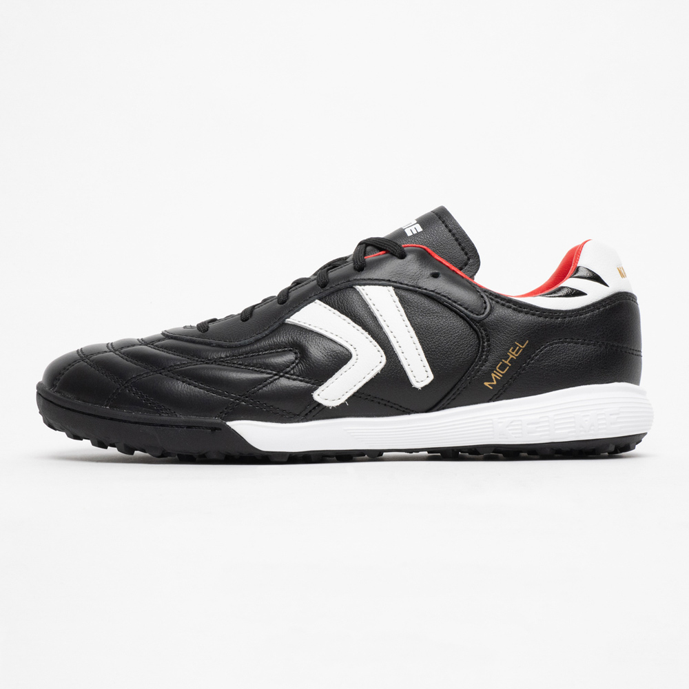 （割引セール 30％OFF）KELME_ケルメ フットサルシューズ  MICHEL TF Black/Whiteの画像