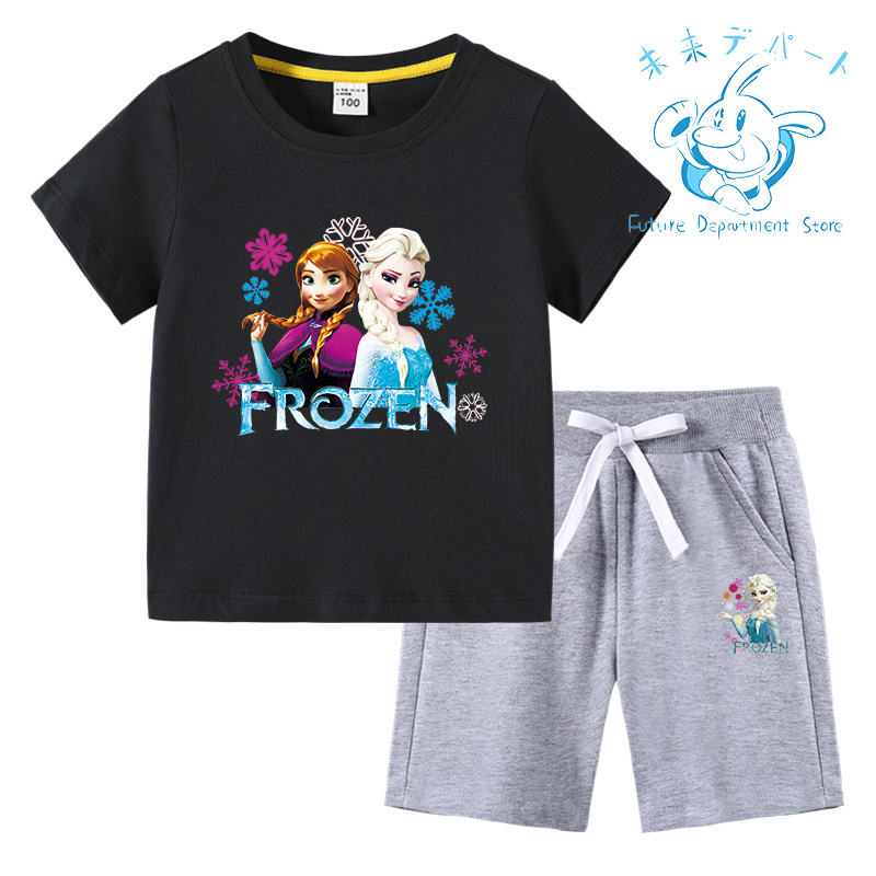 複数注文送料お得◆アナと雪の女王 Frozen Teaser Trailer半袖 短パン 男の子 女の子 上下セット 夏服 80 90 100 110 120 130 140 150｜future-mall｜12