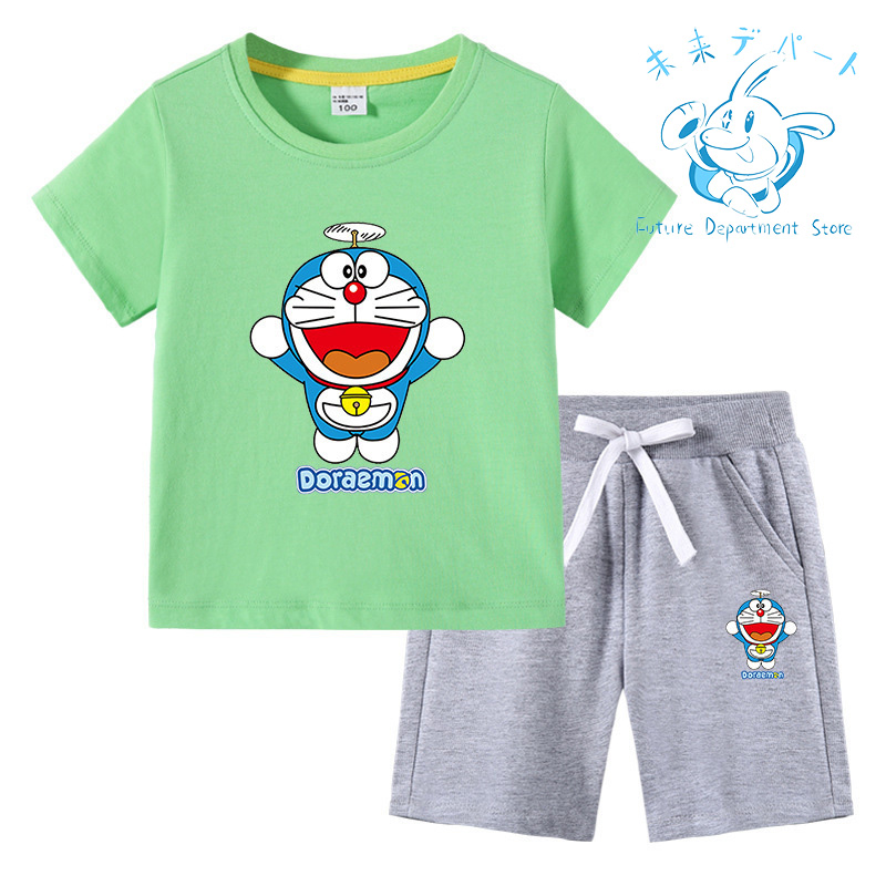 【複数注文送料お得!】ドラえもん Doraemon半袖 短パン 男の子 女の子 上下セット 薄手 柔らかい 春夏服 部屋着 通気性 洗い易い 汚れにくい90-150CM｜future-mall｜03