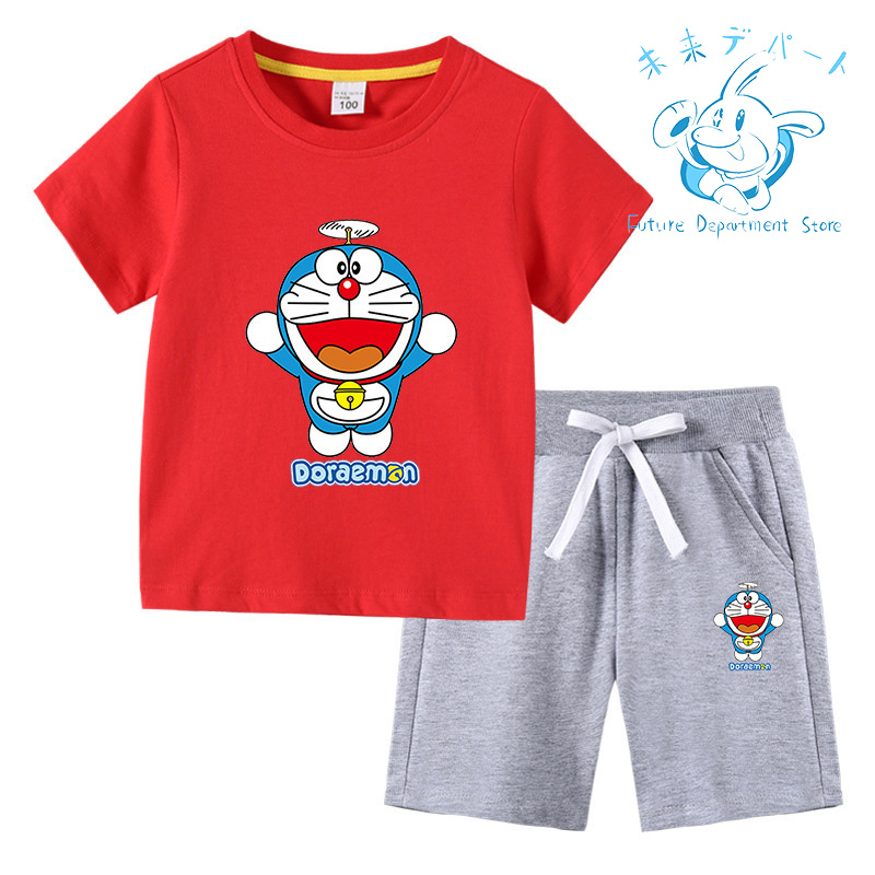【複数注文送料お得!】ドラえもん Doraemon半袖 短パン 男の子 女の子 上下セット 薄手 柔らかい 春夏服 部屋着 通気性 洗い易い 汚れにくい90-150CM｜future-mall｜09