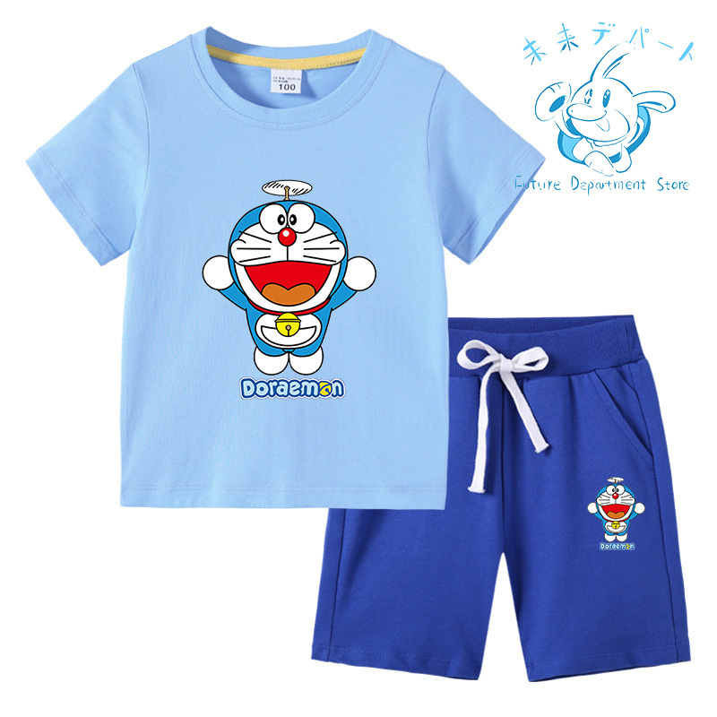【複数注文送料お得!】ドラえもん Doraemon半袖 短パン 男の子 女の子 上下セット 薄手 柔らかい 春夏服 部屋着 通気性 洗い易い 汚れにくい90-150CM｜future-mall｜11