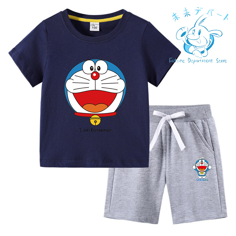 【複数注文送料お得!】ドラえもん Doraemon半袖 短パン 男の子 女の子 上下セット 薄手 柔らかい 春夏服 部屋着 通気性 洗い易い 汚れにくい90-150CM｜future-mall｜04