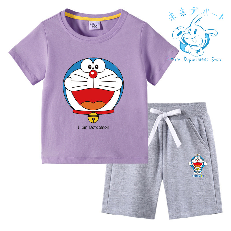 【複数注文送料お得!】ドラえもん Doraemon半袖 短パン 男の子 女の子 上下セット 薄手 柔らかい 春夏服 部屋着 通気性 洗い易い 汚れにくい90-150CM｜future-mall｜06
