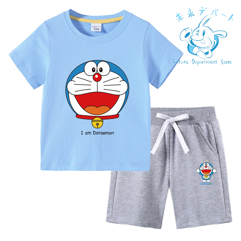 【複数注文送料お得!】ドラえもん Doraemon半袖 短パン 男の子 女の子 上下セット 薄手 柔らかい 春夏服 部屋着 通気性 洗い易い 汚れにくい90-150CM｜future-mall｜10