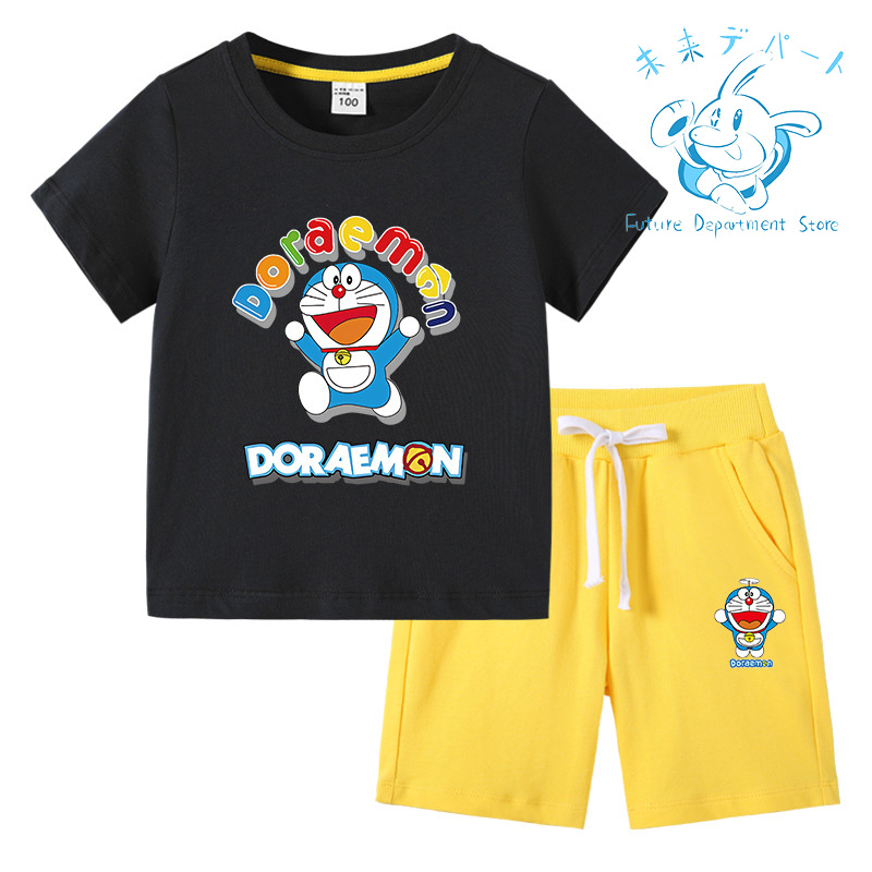 【送料無料】ドラえもん Doraemon半袖 短パン 男の子 女の子 上下セット 薄手 柔らかい 春夏服 部屋着 通気性 洗い易い 汚れにくい90-150CM｜future-mall｜13