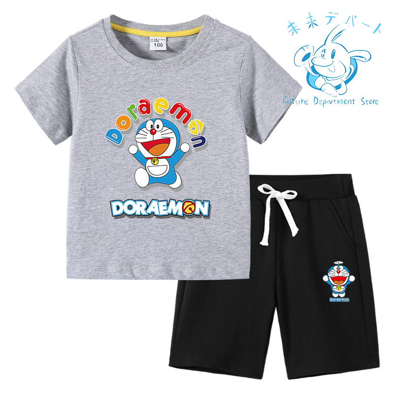 【送料無料】ドラえもん Doraemon半袖 短パン 男の子 女の子 上下セット 薄手 柔らかい 春夏服 部屋着 通気性 洗い易い 汚れにくい90-150CM｜future-mall｜15